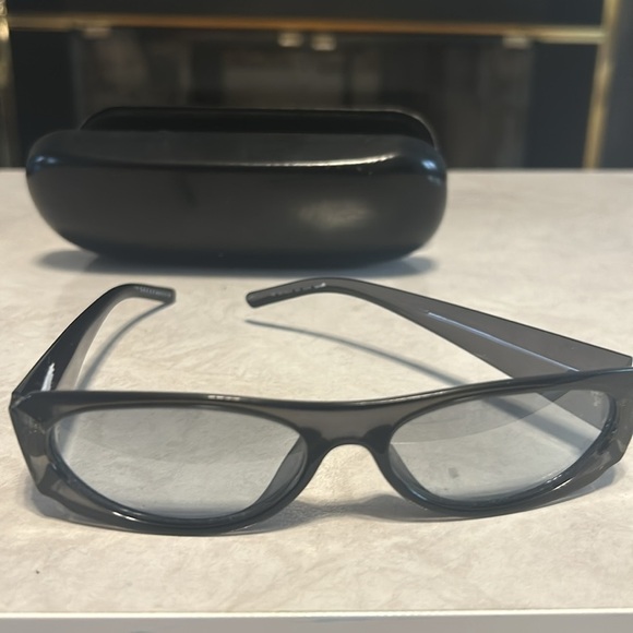 Gucci GG 1612/N Authentic and Rare 53mm Glasses Black Frames Italy New With Box